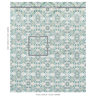 Peacock Tiraz Velvet Fabric