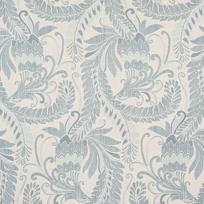 Blue On Light Blue Orley Jaquard Fabric