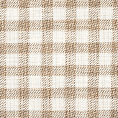 Natural Martina Plaid Indoor/Outdoor Fabric
