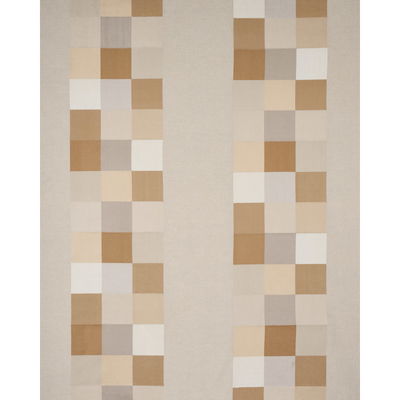Light Neutral Embroidered Tile Fabric