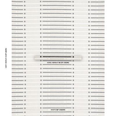 Carbon & Ivory Serapo Rustic Weave Fabric