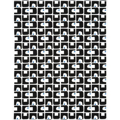 Carbon Den Appliqué Fabric