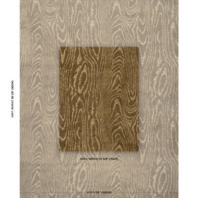 Camel Marisa Moire Velvet Fabric
