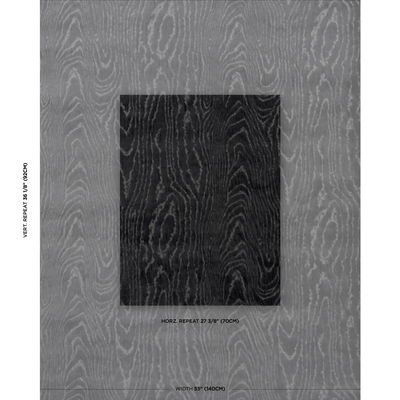 Smoke Marisa Moire Velvet Fabric