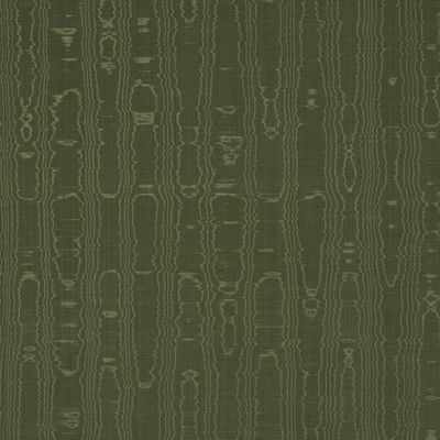 Olive Beau Cotton Linen Moire Fabric