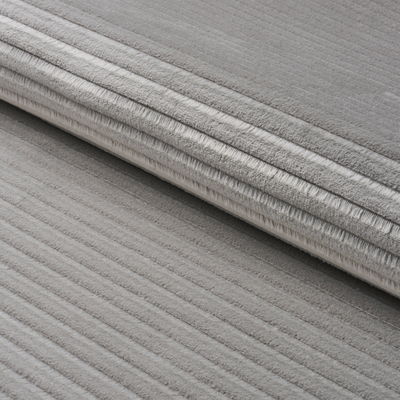 Otter Grey Petite Channeled Velvet Fabric