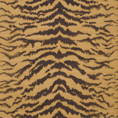 Gold Shivalik Hills Tiger Fabric
