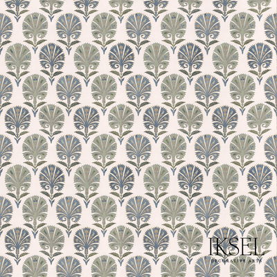 Blues Suzani Carnation Fabric