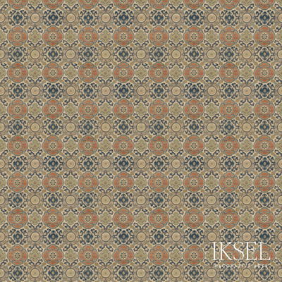 Original Manchu Medallions Fabric