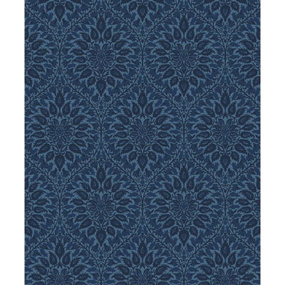 Etten Studios Luna Ogee Denim Wallpaper