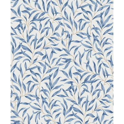 Etten Studios Willow Leaves Blue Lake Wallpaper