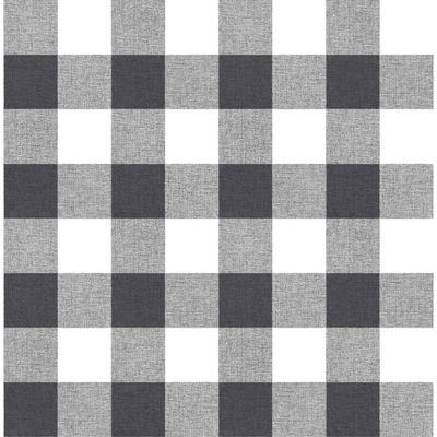 Picnic Plaid Charcoal Wallpaper