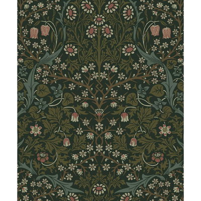 Victorian Garden Greenery Wallpaper