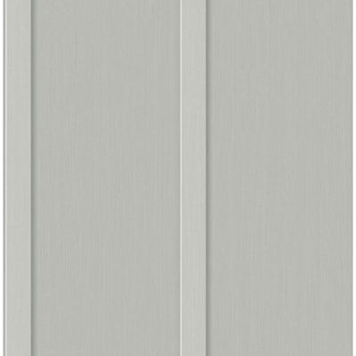 Faux Board & Batten Harbor Grey Wallpaper