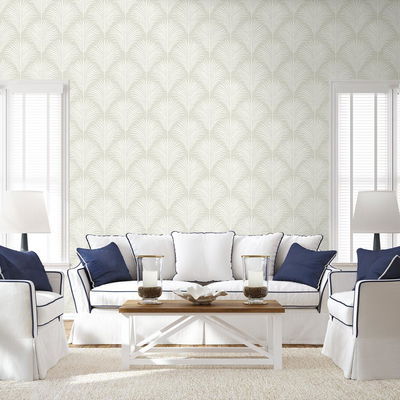 Grassland Palm Sea Salt Wallpaper