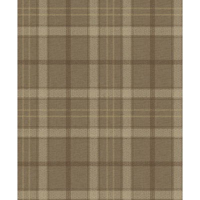 Tailor Plaid Cafe Latte Wallpaper