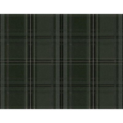 Classic Plaid Evergreen Wallpaper