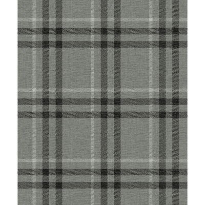 Calverlay Plaid Stoneware Wallpaper