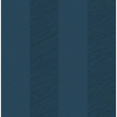 Stacy Garcia Home Chevy Hemp Navy Blue Wallpaper