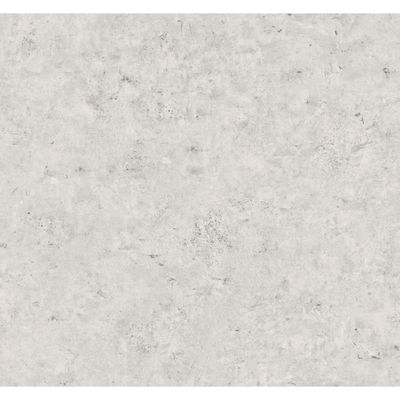 Cement Faux Arctic Grey & Metallic Silver Wallpaper