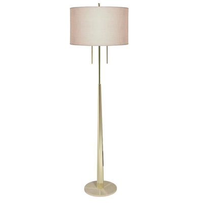 Citrine Floor Lamp in Brass