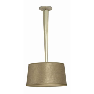 Citrine Pendant Light in Brass