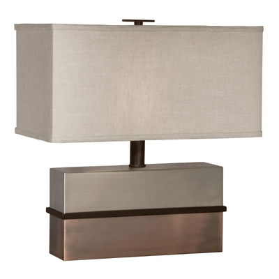 Capricorn  Table Lamp in Brushed Nickel, Antique Copper and Dark Bronze
