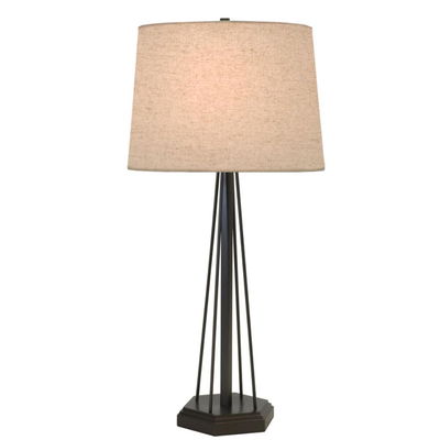 Redwood Table Lamp in Mahogany Bronze