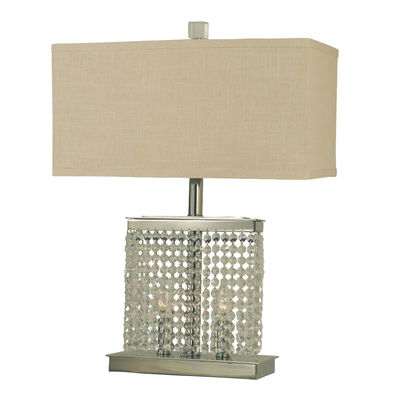 Angelique Table Lamp in Polished Nickel