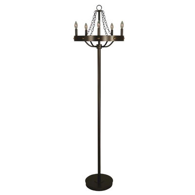 Warwick Floor Lamp in Mahogany Bronze