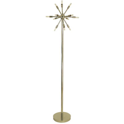 Simone  Floor Lamp in Polished Nickel