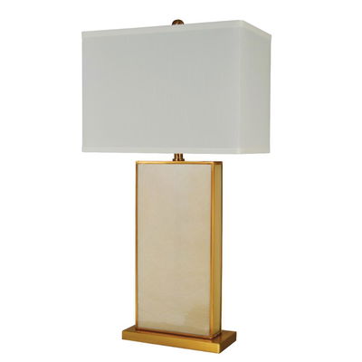 Grecian Table Lamp in Ivory / Satin Brass