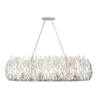 Bask 8-Light Crystal Linear Pendant - Gold Dust