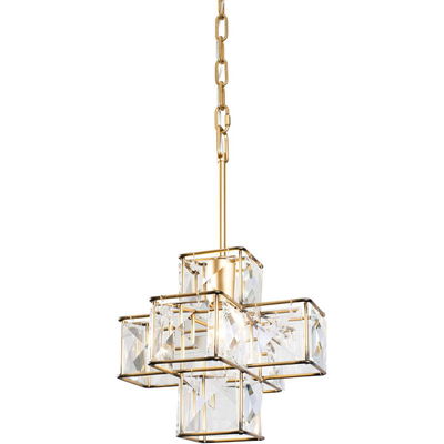 Cubic 1-Light Pendant - Calypso Gold