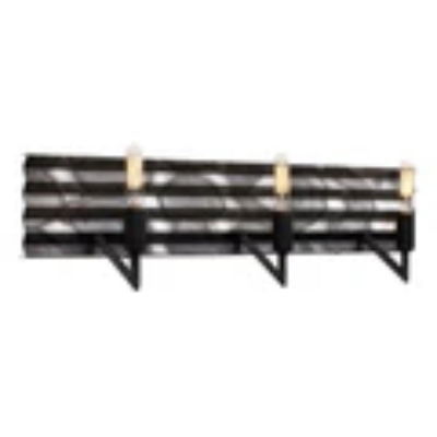 Flynne 3-Light Bath Corrugated Galvanized